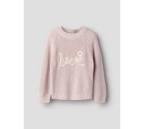 Lil ' Atelier Lil ' Atelier | NMFEMLEN EMB KNIT LIL | Hushed Violet