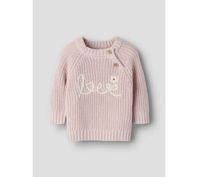 Lil ' Atelier Lil ' Atelier | NBFEMLEN EMB LS KNIT LIL | Hushed Violet