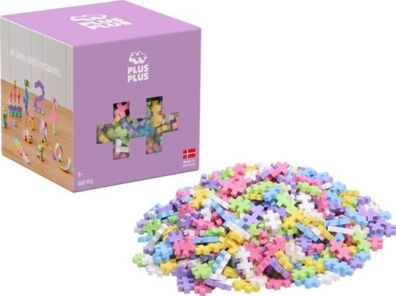 Plus Plus Plus - Plus | Pastel 600 stuks