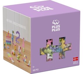 Plus Plus Plus - Plus | Pastel 600 stuks