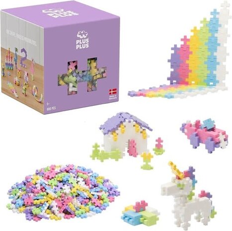Plus Plus Plus - Plus | Pastel 600 stuks