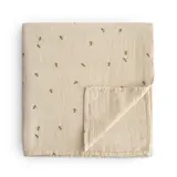 Mushie Mushie | Hydrofiele Doek Swaddle 120 x 120 | Bees Mushie Mushie | Hydrofiele Doek Swaddle 120 x 120 | Bees