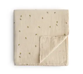 Mushie Mushie | Hydrofiele Doek Swaddle 120 x 120 | Bees