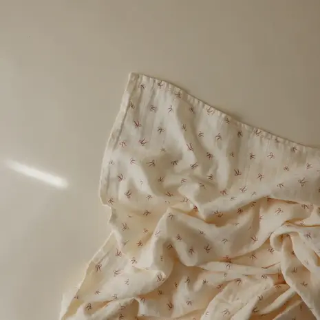 Mushie Mushie | Hydrofiele Doek Swaddle 120 x 120 | Bows