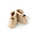 Alwero Alwero |Babyslofjes Emo wol | Beige  maat S 0 - 6  mnd