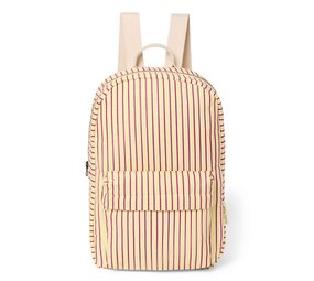 Studio Noos Studio Noos | Poplin Midi Backpack Butter Yellow Striped