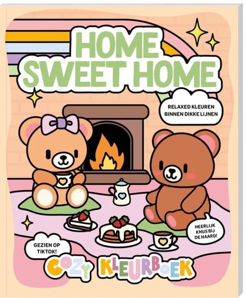 Boeken Boek | cozy kleurboek | Home sweet home