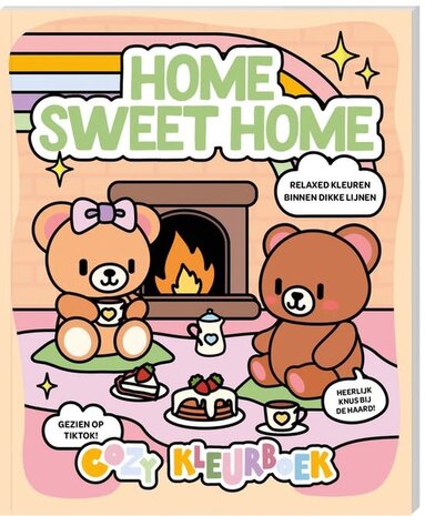 Boeken Boek | cozy kleurboek | Home sweet home