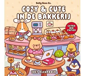 Boeken Cozy& Amp  kleurboek | Cute in de bakkerij