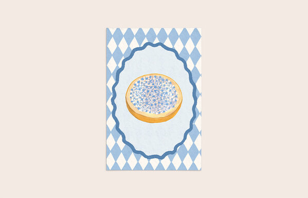 Fritsy Fritsy | kaart | Beschuit met blauwe muisjes