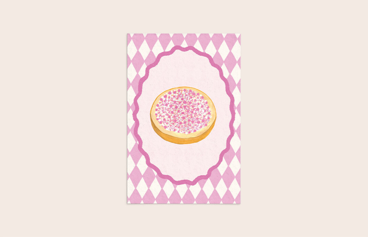 Fritsy Fritsy | kaart | Beschuit met muisjes roze