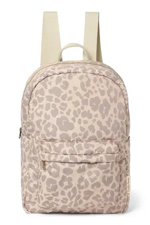 Studio Noos Studio Noos | Puffy Midi backpack | Beige leopard