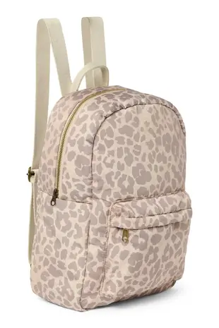 Studio Noos Studio Noos | Puffy Midi backpack | Beige leopard