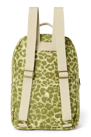 Studio Noos Studio Noos | Cotton Midi backpack | Green leopard