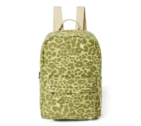 Studio Noos Studio Noos | Cotton Midi backpack | Green leopard