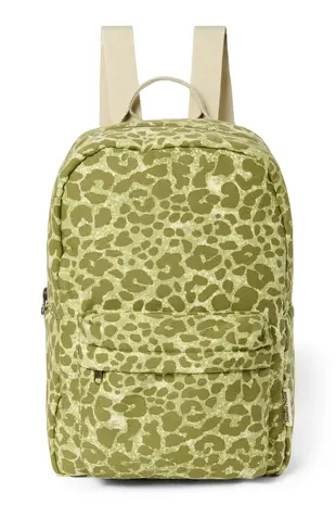 Studio Noos Studio Noos | Cotton Midi backpack | Green leopard