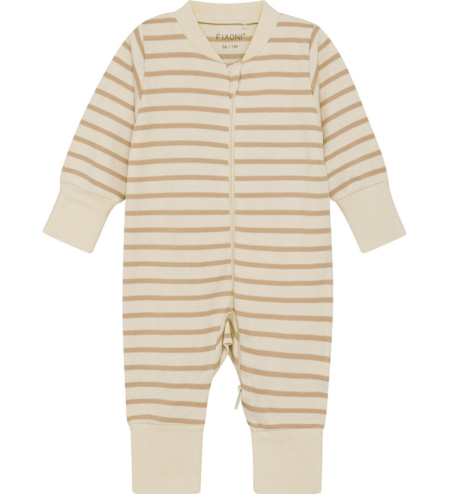 Fixoni Fixoni | Nighsuit with zipper | Sesame