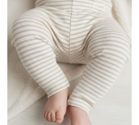 Fixoni Fixoni | Legging stripe | Sesame Fixoni Fixoni | Legging stripe | Sesame