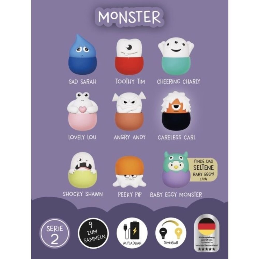 Megalight Megalight | Eggy mystery lights blindbox monsters (1st)