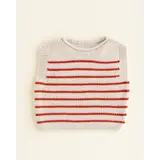 Hvid Hvid | Harvey vest | Cream red 0-6M Hvid Hvid | Harvey vest | Cream red 0-6M