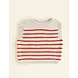 Hvid Hvid | Harvey vest | Cream red 0-6M