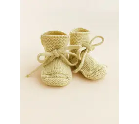 Hvid Hvid | Booties 9-15M | Light Yellow