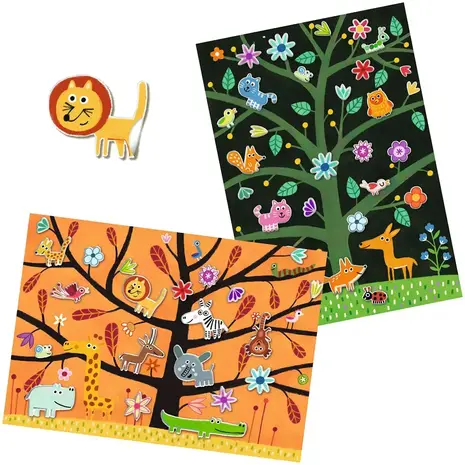 Djeco Djeco | Knutsel set herbruikbare stickers | Tikkertje Tag!