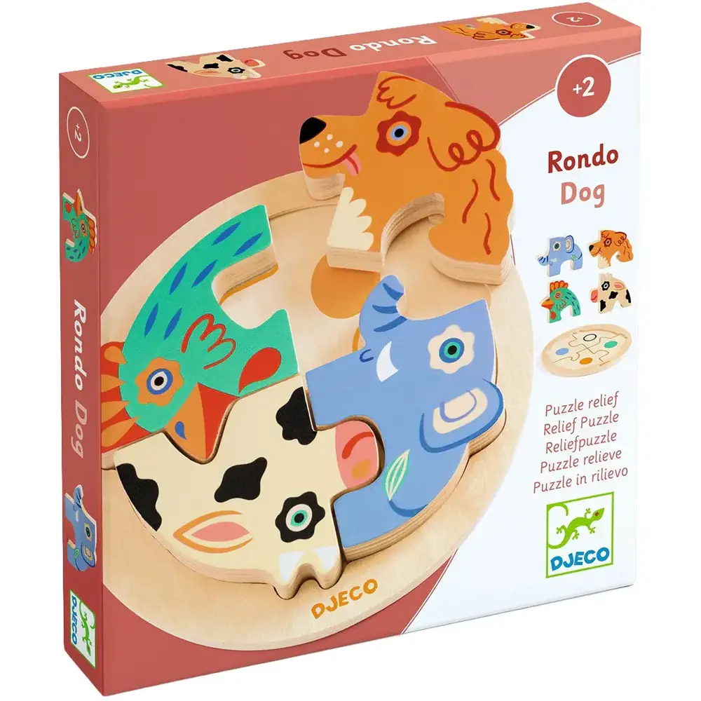 Djeco Djeco | Houten Puzzel Rondo | Hond