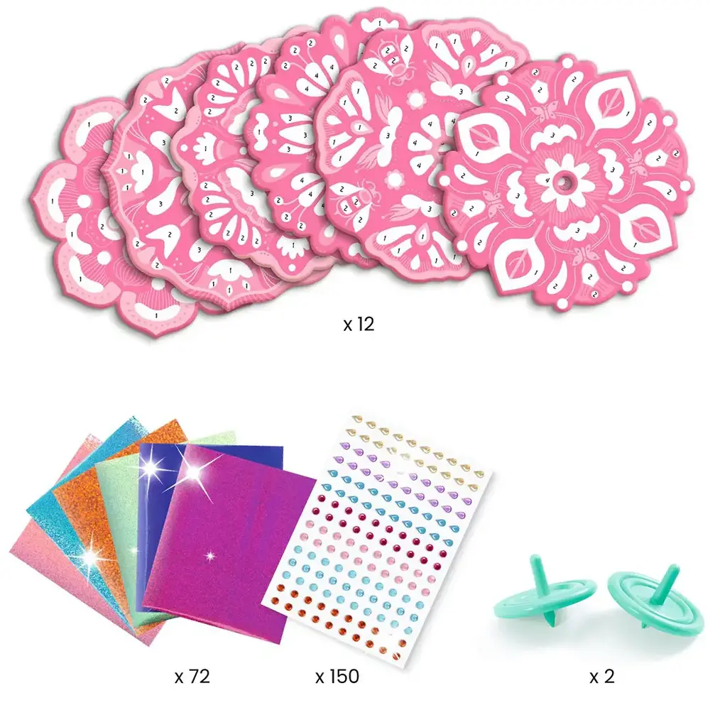 Djeco Djeco | Knutselset DIY | Tollen maken | Flower Power