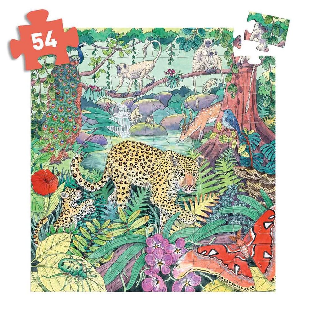 Djeco Djeco | Puzzel | Indiase Jungle (54 st)