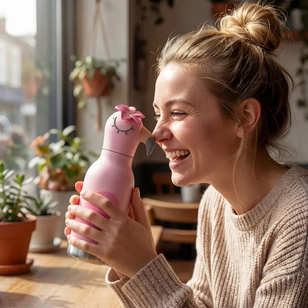 Asobu Asobu | Stainless Steel Water Bottle | Flamingo