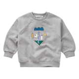 Sproet & Sprout Sproet & Sprout | Sweatshirt raglan Self potrait grey | Grey melee