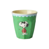 Rice Everyday Magic Rice | Melamine Cup with Snoopy Print | Green| Medium 250ml Rice Everyday Magic Rice | Melamine Cup with Snoopy Print | Green| Medium 250ml