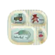 Rice Everyday Magic Rice | Kinderbord met 4 Compartimenten | ABC Print | Blauw