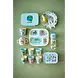 Rice Everyday Magic Rice | Kinderbord met 4 Compartimenten | ABC Print | Blauw