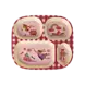 Rice Everyday Magic Rice | Kinderbord met 4 Compartimenten | Hero Print | Roze