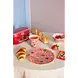 Rice Everyday Magic Rice | Melamine Kinderbord Rond with Kids in Paris Print | Red
