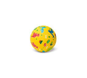 Little L Little L | Rubber bal Dino Geel | 13cm
