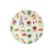Rice Everyday Magic Rice | Melamine Kinderbord Rond with Kids in Paris Print | Blue