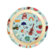Rice Everyday Magic Rice | Melamine Kinderbord with ABC Print | Blue