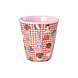Rice Everyday Magic Rice | Melamine cup Kids in Paris print | Pink | Medium 250ml