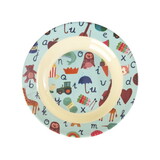 Rice Everyday Magic Rice | Melamine Kids Bowl with ABC Print | Blue | Medium 700ml Rice Everyday Magic Rice | Melamine Kids Bowl with ABC Print | Blue | Medium 700ml