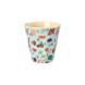 Rice Everyday Magic Rice | Melamine cup ABC print | Blue| Medium 250ml