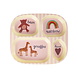 Rice Everyday Magic Rice | Kinderbord met 4 Compartimenten | ABC Print | Pink
