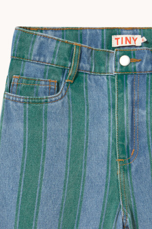 Tiny Cottons Tiny Cottons | Retro Stripes Straight Denim Pant