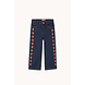 Tiny Cottons Tiny Cottons | Mini Mushrooms Embroidered Denim Pant