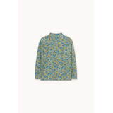 Tiny Cottons Tiny Cottons | Flower Pattern Rib Mockneck