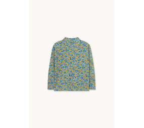Tiny Cottons Tiny Cottons | Flower Pattern Rib Mockneck