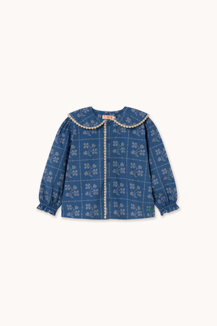Tiny Cottons Tiny Cottons | Dots Flowers Blouse