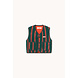Tiny Cottons Tiny Cottons | Multicolor Stripes Sherpa Vest